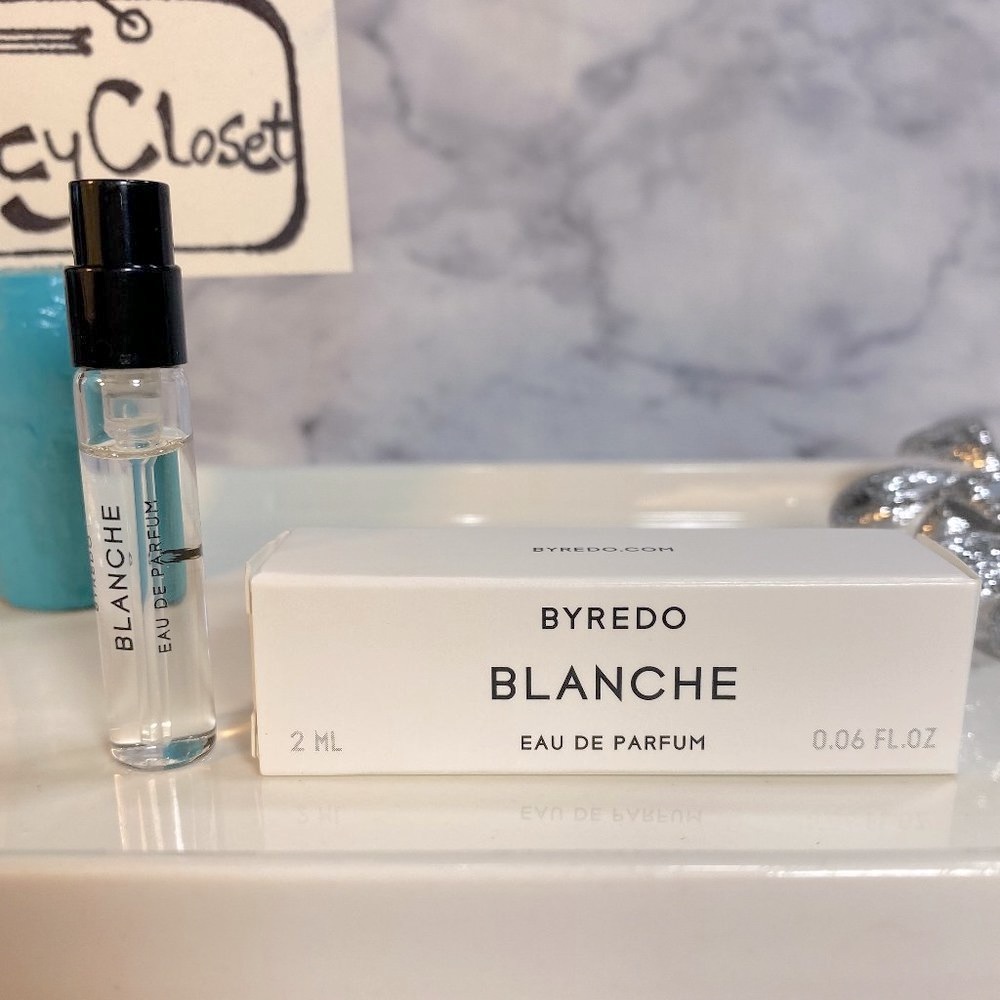 Byredo Blanche EDP, Floral, White Rose, Sandalwood, NEW - Sample 0.06 oz. 2 ml. - Picture 2 of 8